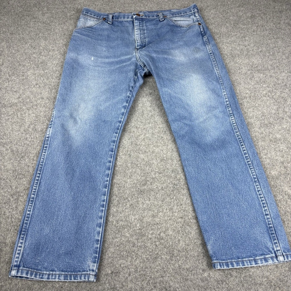 Vintage Wrangler Cowboy Cut Jeans Mens 36x30 (Fits 36x28) 13MWZ Western Blue VTG